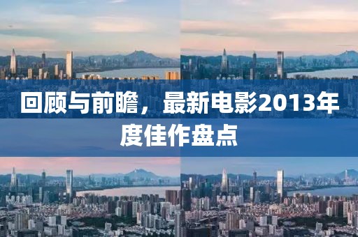 回顾与前瞻，最新电影2013年度佳作盘点