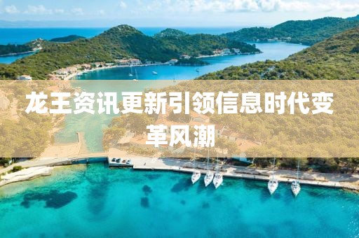 龙王资讯更新引领信息时代变革风潮