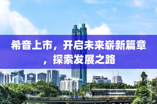 希音上市，开启未来崭新篇章，探索发展之路