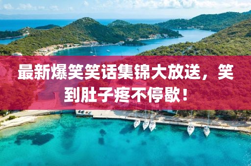 最新爆笑笑话集锦大放送，笑到肚子疼不停歇！