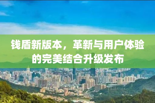钱盾新版本，革新与用户体验的完美结合升级发布
