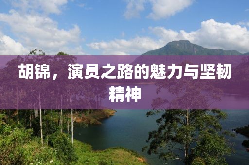 胡锦，演员之路的魅力与坚韧精神