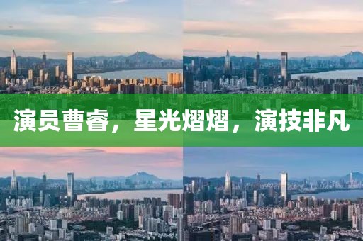 演员曹睿，星光熠熠，演技非凡