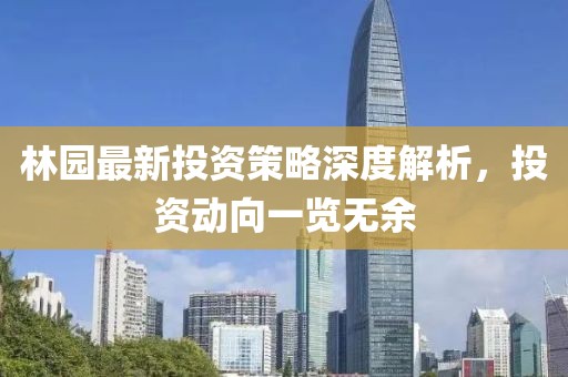 林园最新投资策略深度解析，投资动向一览无余