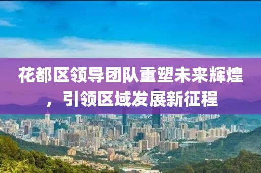 花都区领导团队重塑未来辉煌，引领区域发展新征程