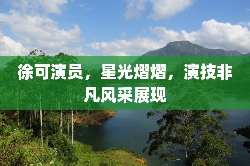 徐可演员，星光熠熠，演技非凡风采展现