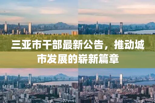 三亚市干部最新公告，推动城市发展的崭新篇章
