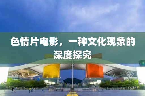 色情片电影，一种文化现象的深度探究