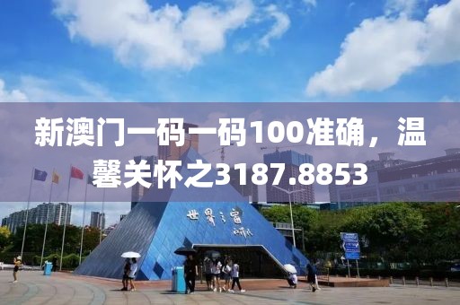 新澳门一码一码100准确，温馨关怀之3187.8853