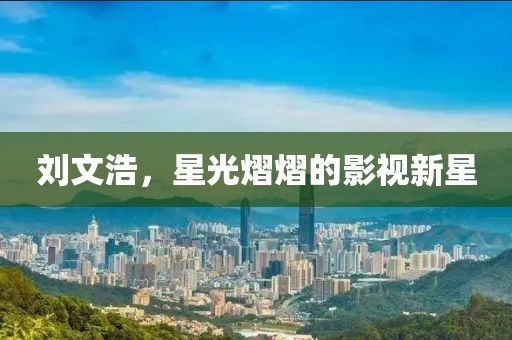刘文浩，星光熠熠的影视新星