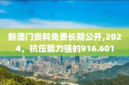 新澳门资料免费长期公开,2024，抗压能力强的916.601