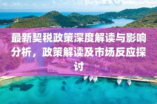 最新契税政策深度解读与影响分析，政策解读及市场反应探讨