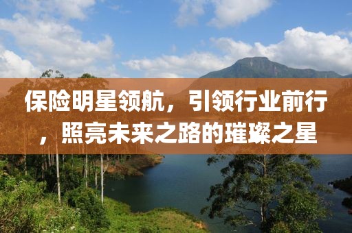 保险明星领航，引领行业前行，照亮未来之路的璀璨之星