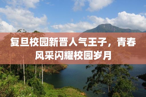 复旦校园新晋人气王子，青春风采闪耀校园岁月
