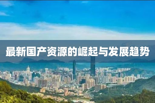 最新国产资源的崛起与发展趋势