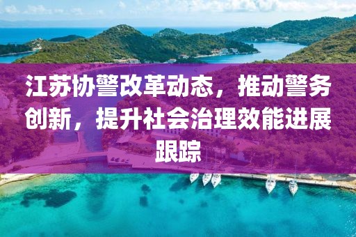 江苏协警改革动态，推动警务创新，提升社会治理效能进展跟踪
