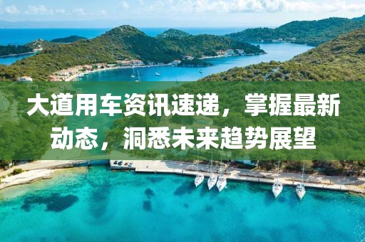 大道用车资讯速递，掌握最新动态，洞悉未来趋势展望