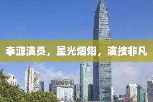 李源演员，星光熠熠，演技非凡