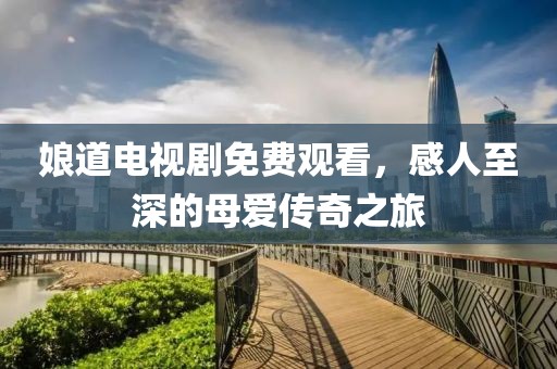 娘道电视剧免费观看，感人至深的母爱传奇之旅