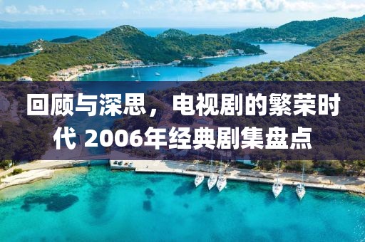回顾与深思，电视剧的繁荣时代 2006年经典剧集盘点