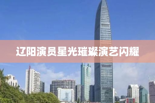 辽阳演员星光璀璨演艺闪耀