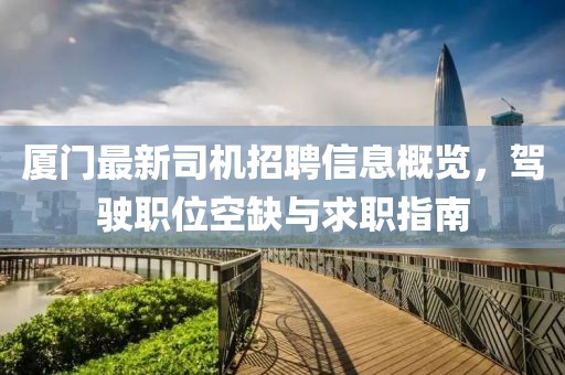 厦门最新司机招聘信息概览，驾驶职位空缺与求职指南