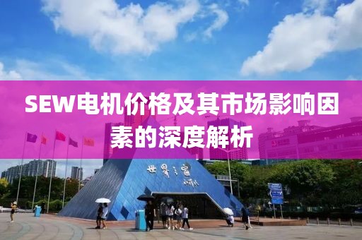 SEW电机价格及其市场影响因素的深度解析