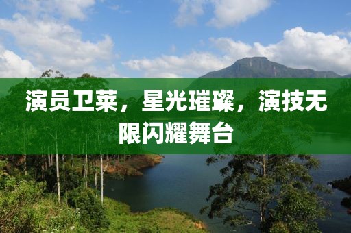 演员卫莱，星光璀璨，演技无限闪耀舞台