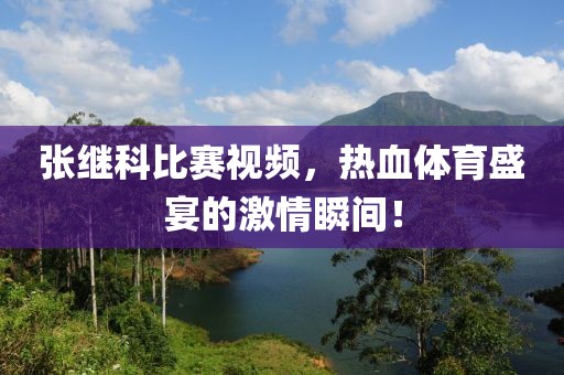 张继科比赛视频，热血体育盛宴的激情瞬间！
