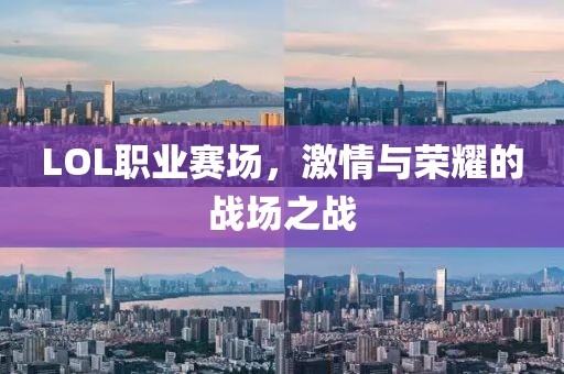 LOL职业赛场，激情与荣耀的战场之战