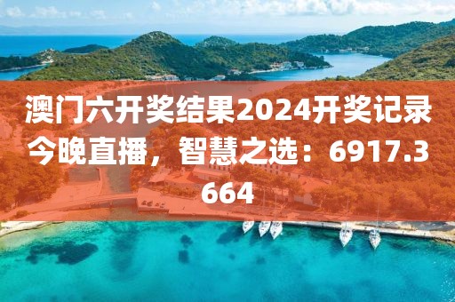 澳门六开奖结果2024开奖记录今晚直播，智慧之选：6917.3664