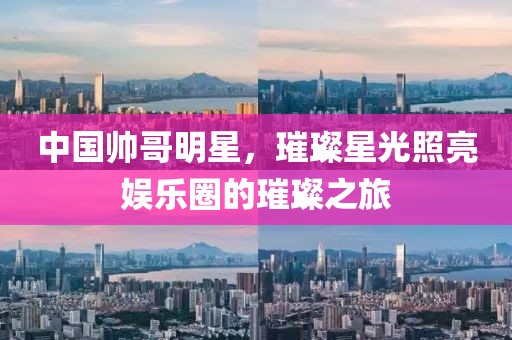 中国帅哥明星，璀璨星光照亮娱乐圈的璀璨之旅