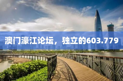 澳门濠江论坛，独立的603.779