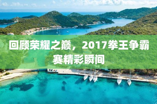 回顾荣耀之巅，2017拳王争霸赛精彩瞬间