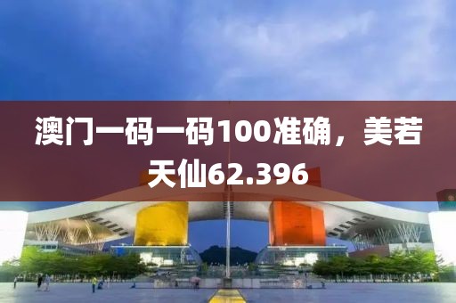 澳门一码一码100准确，美若天仙62.396