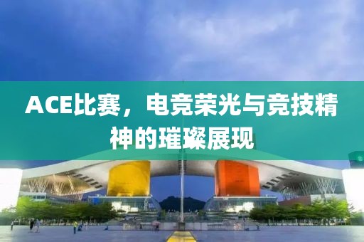 ACE比赛，电竞荣光与竞技精神的璀璨展现