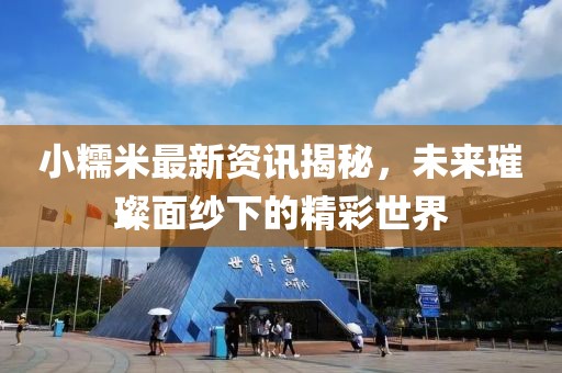 小糯米最新资讯揭秘，未来璀璨面纱下的精彩世界