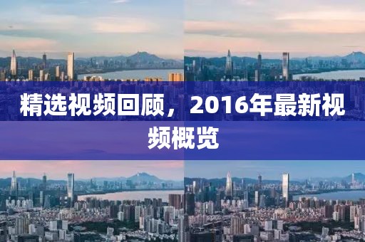 精选视频回顾，2016年最新视频概览