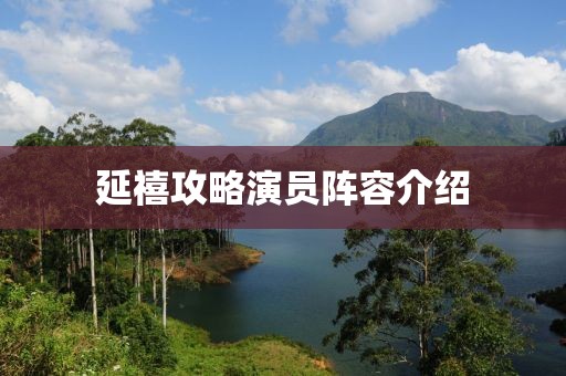 延禧攻略演员阵容介绍