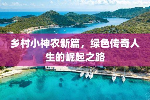 乡村小神农新篇，绿色传奇人生的崛起之路
