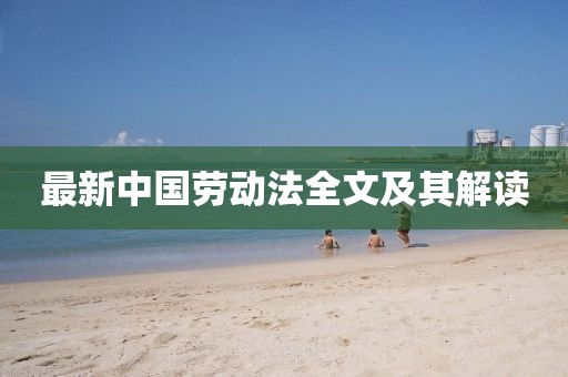 最新中国劳动法全文及其解读