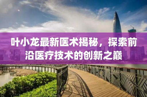叶小龙最新医术揭秘，探索前沿医疗技术的创新之巅
