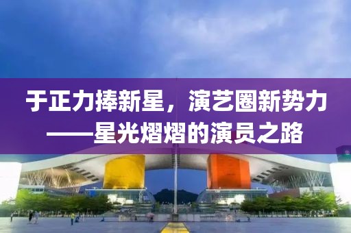 于正力捧新星，演艺圈新势力——星光熠熠的演员之路