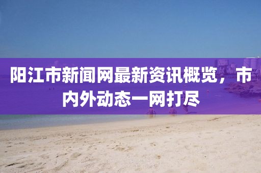 阳江市新闻网最新资讯概览，市内外动态一网打尽