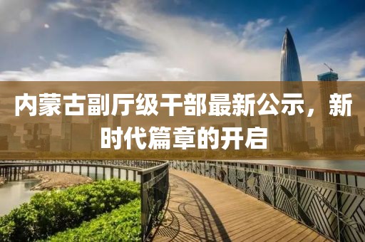内蒙古副厅级干部最新公示，新时代篇章的开启
