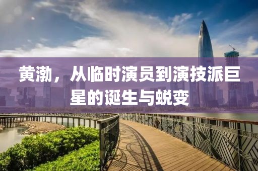 黄渤，从临时演员到演技派巨星的诞生与蜕变