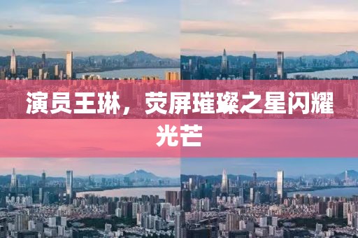 演员王琳，荧屏璀璨之星闪耀光芒