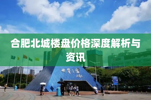 合肥北城楼盘价格深度解析与资讯