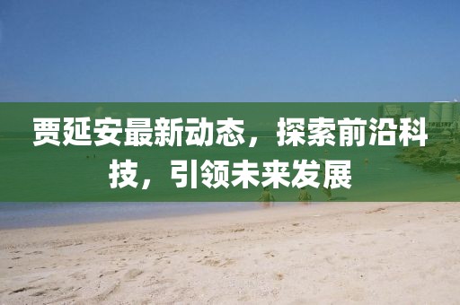 贾延安最新动态，探索前沿科技，引领未来发展