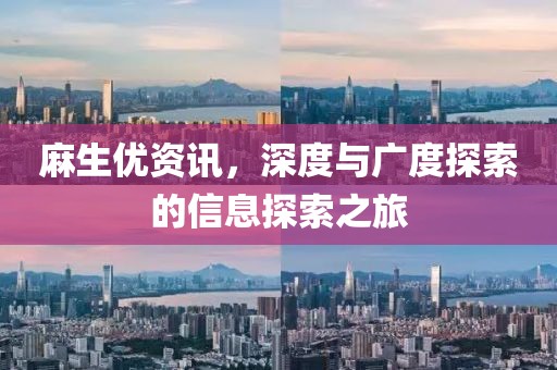 麻生优资讯，深度与广度探索的信息探索之旅